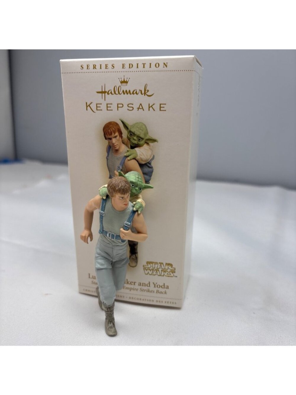 Hallmark Keepsake Star Wars Luke & Yoda Ornament Empire Strikes Back Series Edit